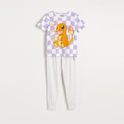 Reserved - Pokémon pamut pizsamaszett - Világosszürke