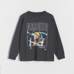 Reserved - Naruto oversized hosszú ujjú póló - Szürke